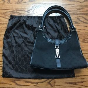 Gucci Signature Black Shoulder Bag